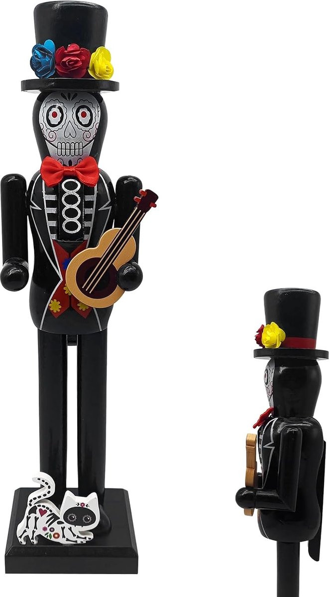 Handgemaakt Beschilderd Houten Figuur - Multicolor Tafeldecoratie Ornament