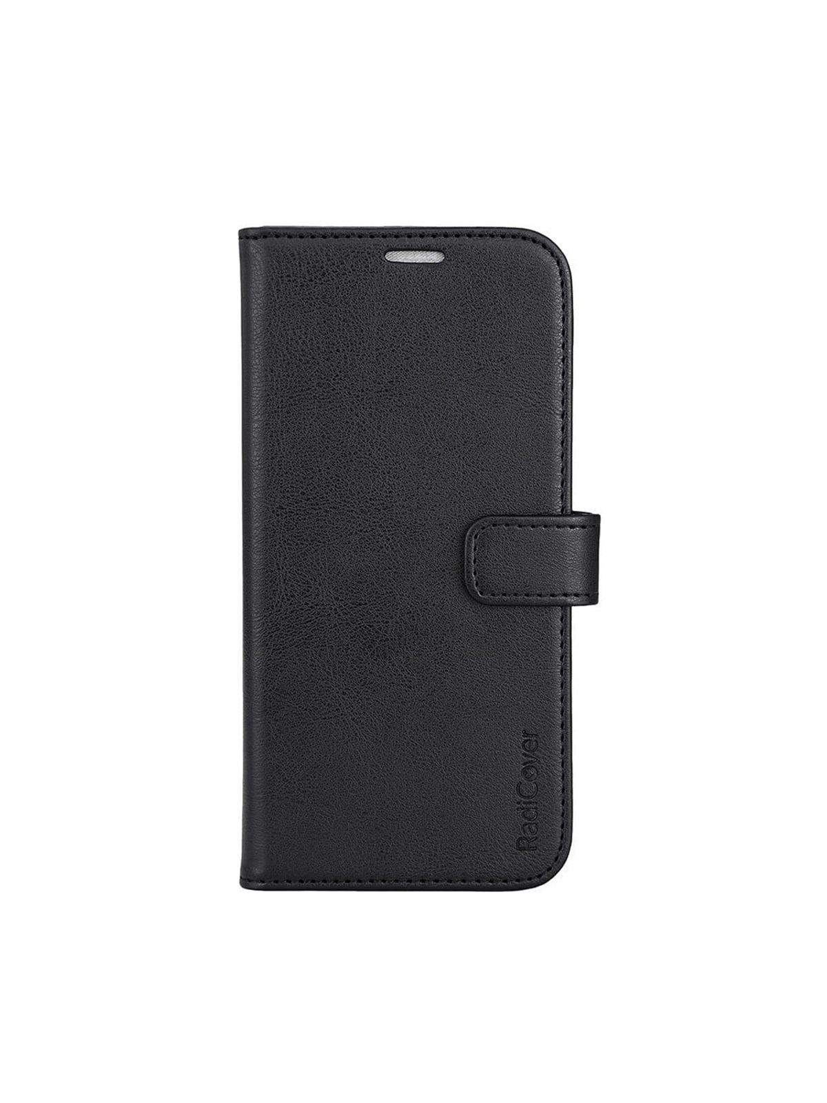 Radicover Wallet Case Anti Radiation PU MagS RFID Black - iPhone 15 Plus