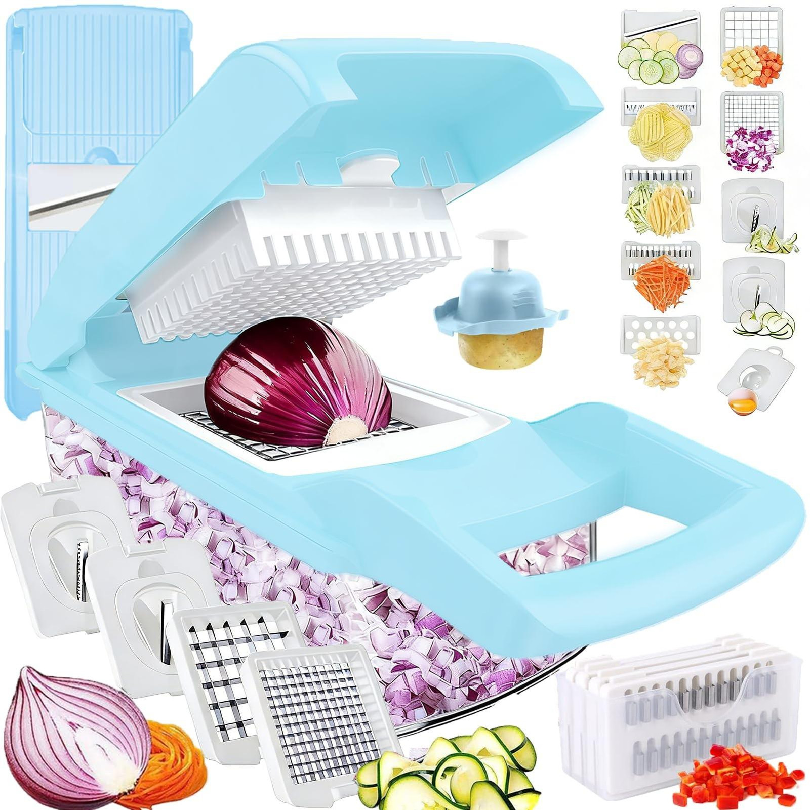 Elzusha Multifunctionele Groentesnijder en Mandoline