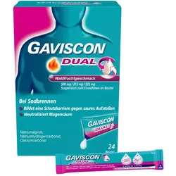 Gaviscon Dual Waldfrucht 500mg/213mg/325 mg 24X10 ml