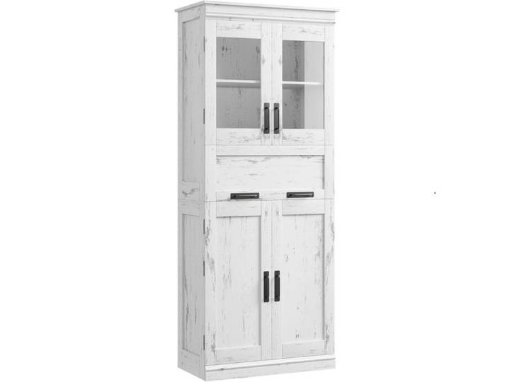 Armoire de salle de bain - PROMIRACAL - PROMIRACAL - Double porte - 3 étagères réglables - MDF 170cm