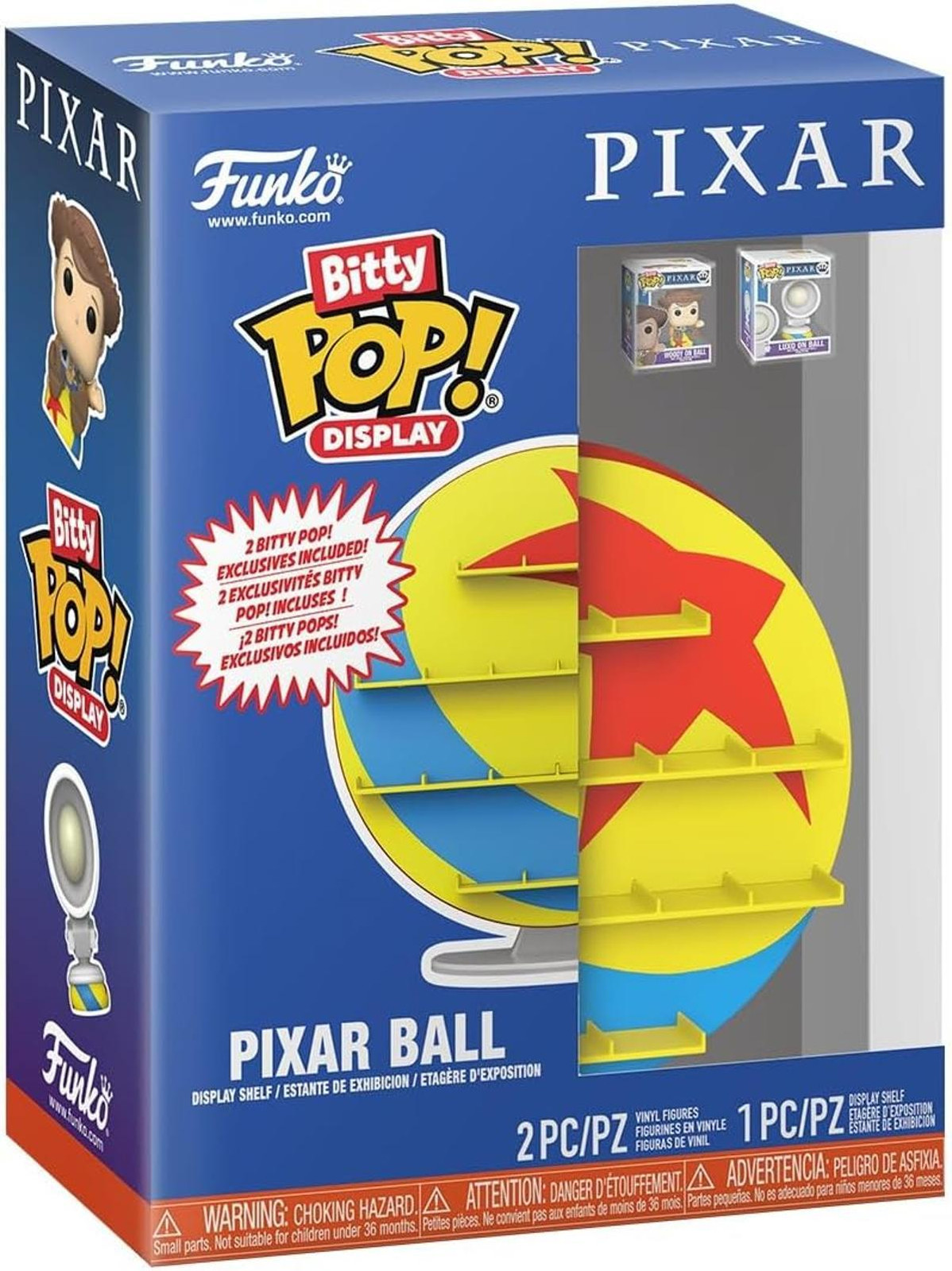 Funko Pixar Bitty POP! display met 2 vinyl figuurtjes: Pixar bal