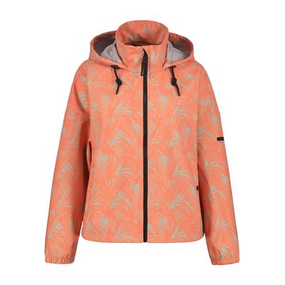 Outdoorjacke ICEPEAK "Icepeak Softshell jacke Uintah", Damen, Gr. 38, orange, Stoff, 100% Polyester, normal, Jacken Outdoorjacke