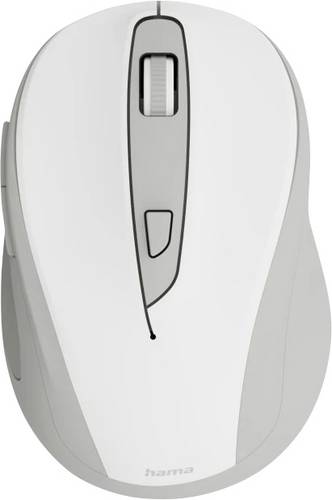 Hama WM-400 Maus Kabellos Optisch Weiß 6 Tasten 1600 dpi