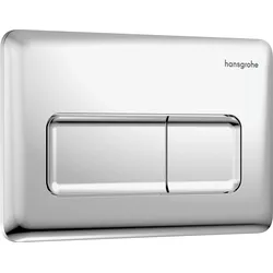 hansgrohe iFrame Original Q Betätigungsplatte für 2-Mengen-Spülung, 66001000, Farbe: Chrom