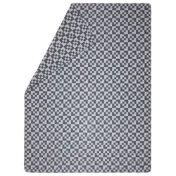David Fussenegger Kurzflor- Wohndecke Savona 'Geflecht' 150 x 200 cm Grau