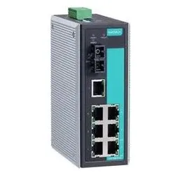 Moxa Industrial Unmanaged Ethernets (8 Ports), Netzwerk Switch, Schwarz