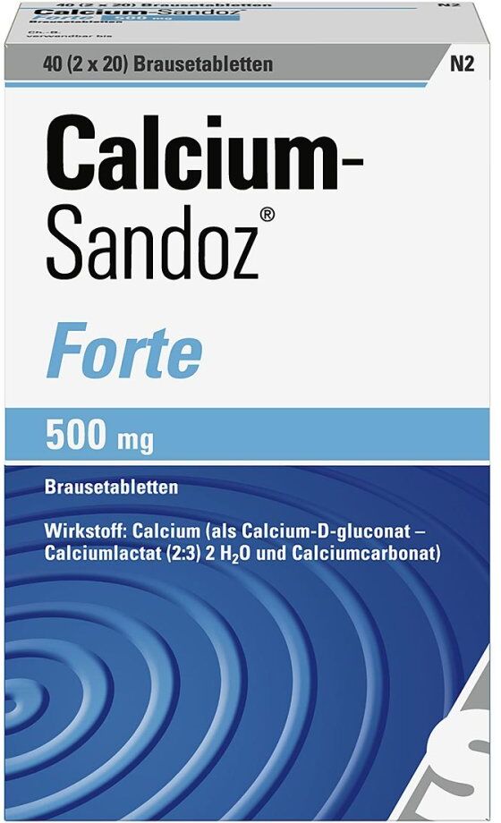 Calcium Sandoz Calcium-Sandoz® Forte Brausetabletten