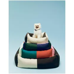 HAY - Dogs Bed Zip X-Small - W43 x L52 x H21 cm - Black & White (Hund), Hundebett + Katzenbett