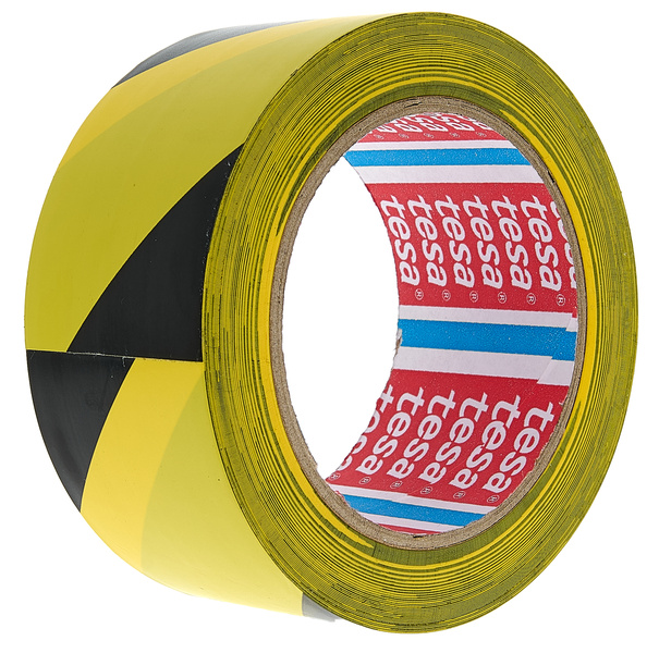 Tesa 60760 Warning Tape nero