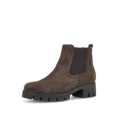 Chelseaboots GABOR "Chelsea Boot", Damen, Gr. 40,5, braun, Schuhe Chelseaboots
