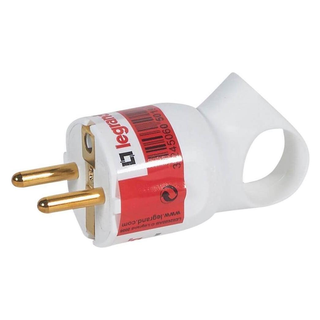 Legrand Stecker mit Abzugsgriff, weiss, 050190 (50190)
