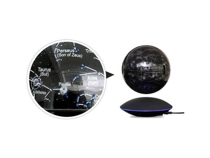 Globe-carte des constellations à lévitation magnétique