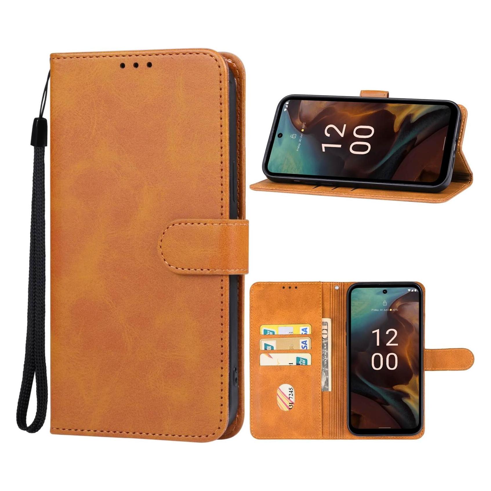 Cover-Discount Nokia XR21 - Leder Etui Hülle braun (Nokia XR21) (EDA004560802B)