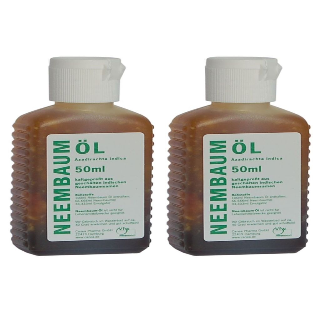 Neembaumoel x2 2x50 ml Öl