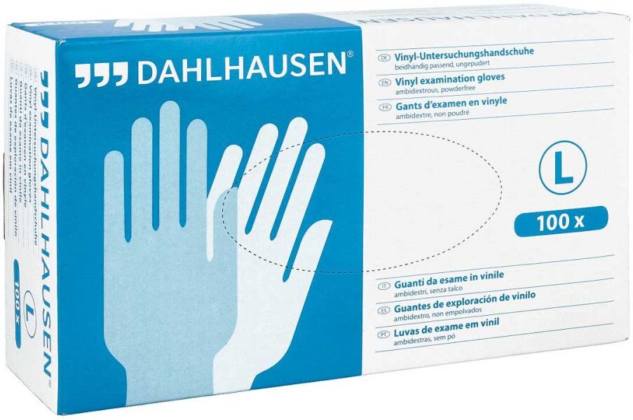 Vinyl Handschuhe ungepudert Größe l