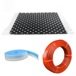 Ratiodämm Komplettpaket Fußbodenheizung Mini Dünnschichtsystem, VA 15 (Ausführung: 20 m2)