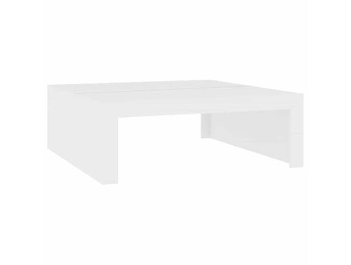 Heofavd Couchtisch Weiß 100x100x35 cm Quadratischer Wohnzimmertisch