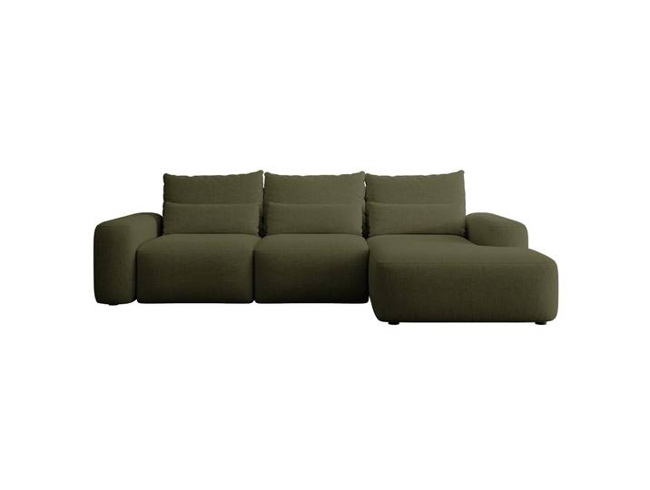 Ecksofa mit Schlaffunktion Carnos, L-förmig, mit zusätzlichen