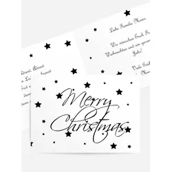 Weihnachtsgrußkarten geschäftlich selbst gestalten mit Spruch und Fotos im Onlinedesigner bei Meine-Kartenmanufaktur.de