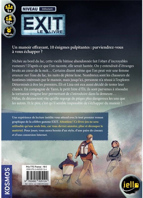 iello EXIT Le Livre : La Dame de la Brume