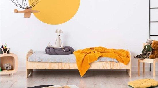 Kinderbett Holz - Kinderbett - Safe sleep - Handgefertigt solide - 160x70cm - Mehrfarbig