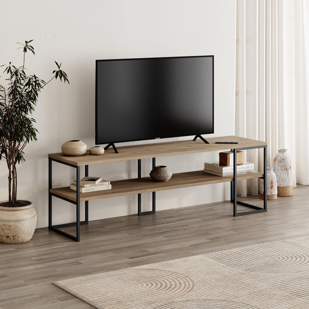 Borough Wharf TV Stand for TVs up to 55" Natural Oak 55"