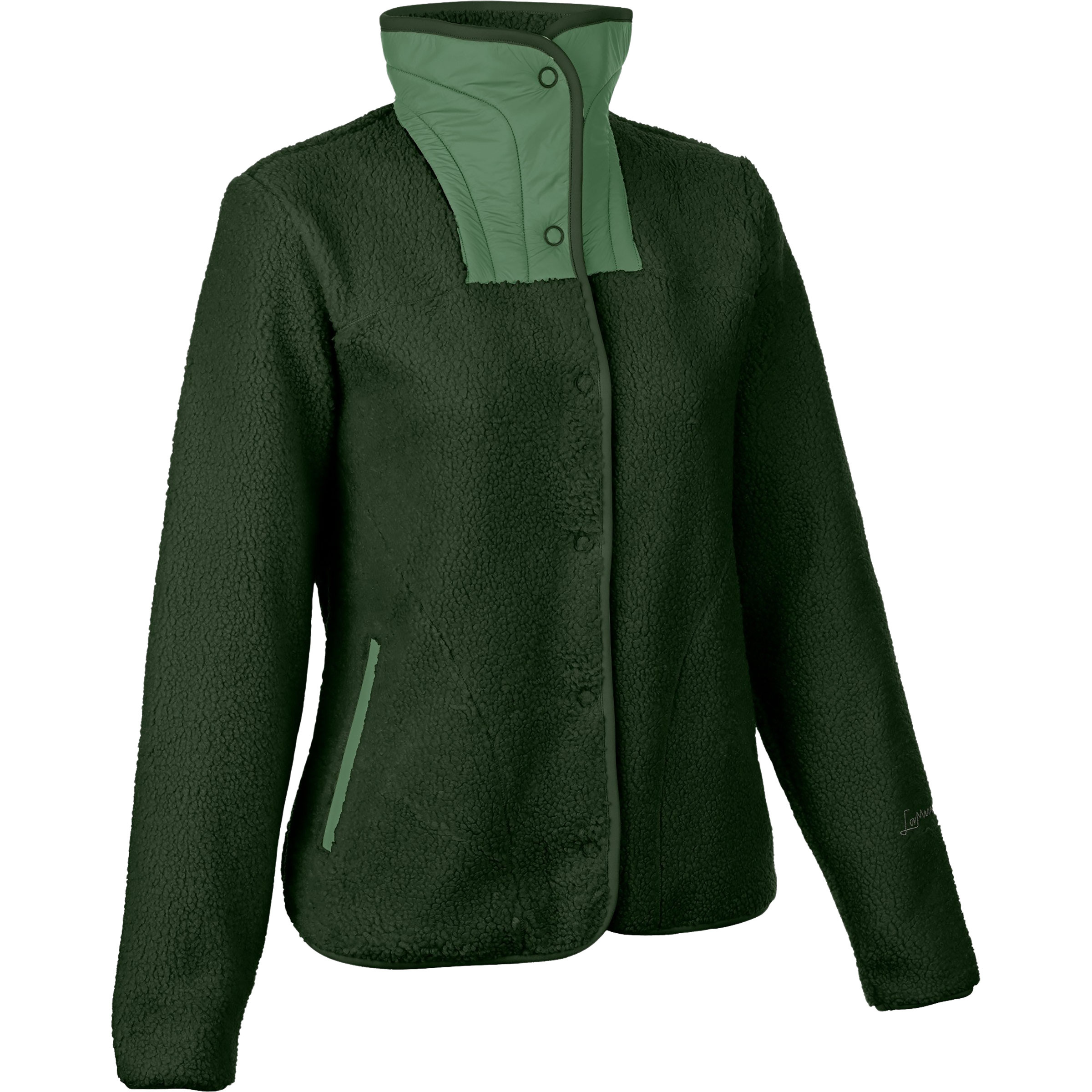 LaMunt Sabine Cozy Thermal Damen Fleecejacke gruen Größe M Lifestyle Widerstandsfähig