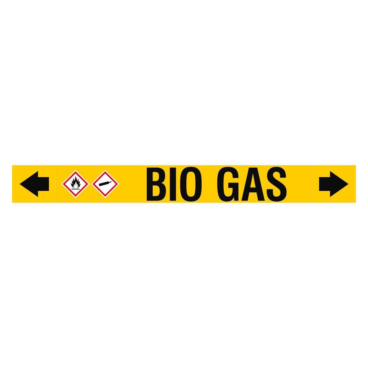 Brady ASME - Rohrmarkierer - Bio Gas (ASMEPM-100X920MM-BIO GAS)