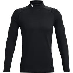 Under Armour, Herren, Sportshirt, Fitted Mock Trainingslongsleeve (XXL), Schwarz, XXL