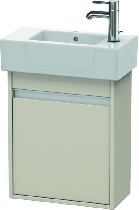 Duravit Ketho Waschtisch-Unterschrank KT6629L9191 45x22,5x55cm, wandhängend, Tür links, Taupe