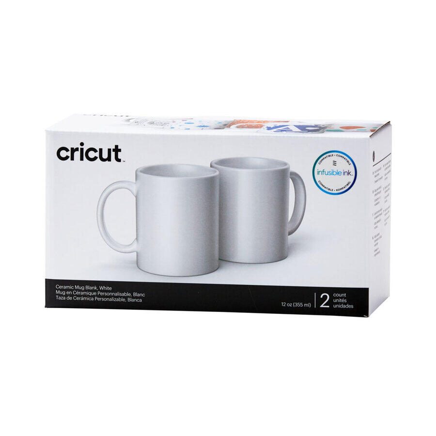 Cricut Keramiktassen für Tassenpresse weiß 2007821