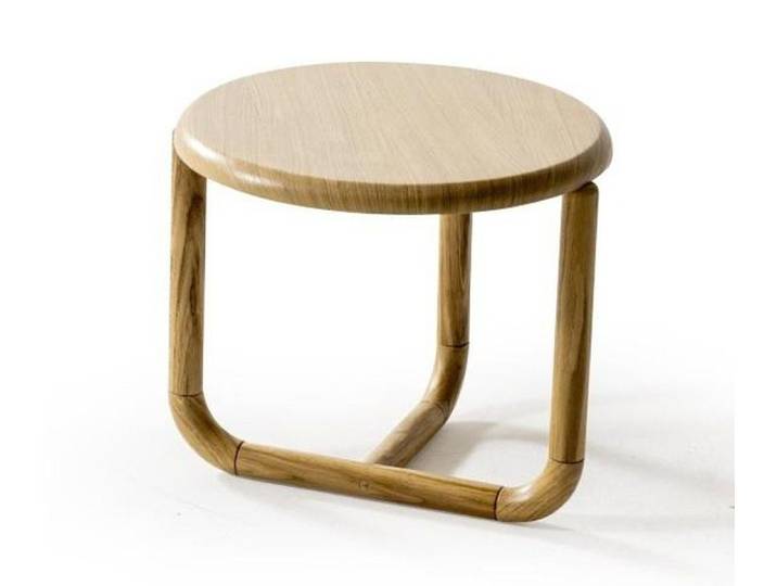 Xlmoebel Beistelltisch Moderner brauner Beistelltisch aus Holz für vielseitige Nutzung, Made in Europa