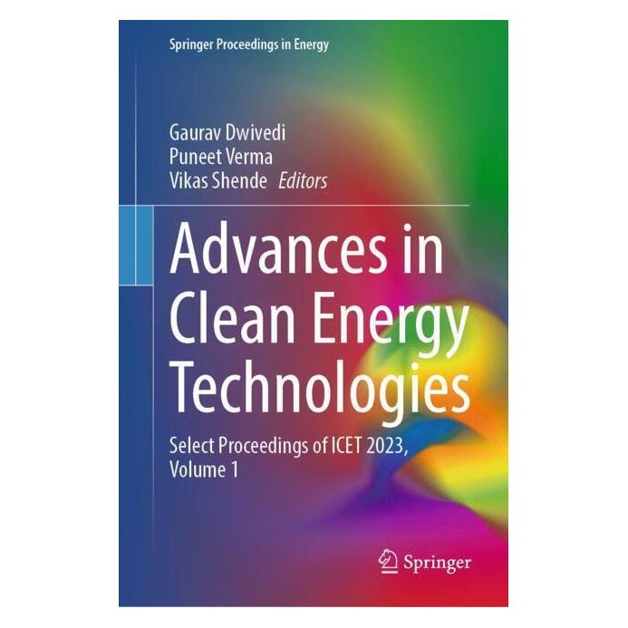 Springer Advances in Clean Energy Technologies (Englisch, Hardcover, Gaurav Dwivedi, Puneet Verma, Vikas Shende) (61519221)