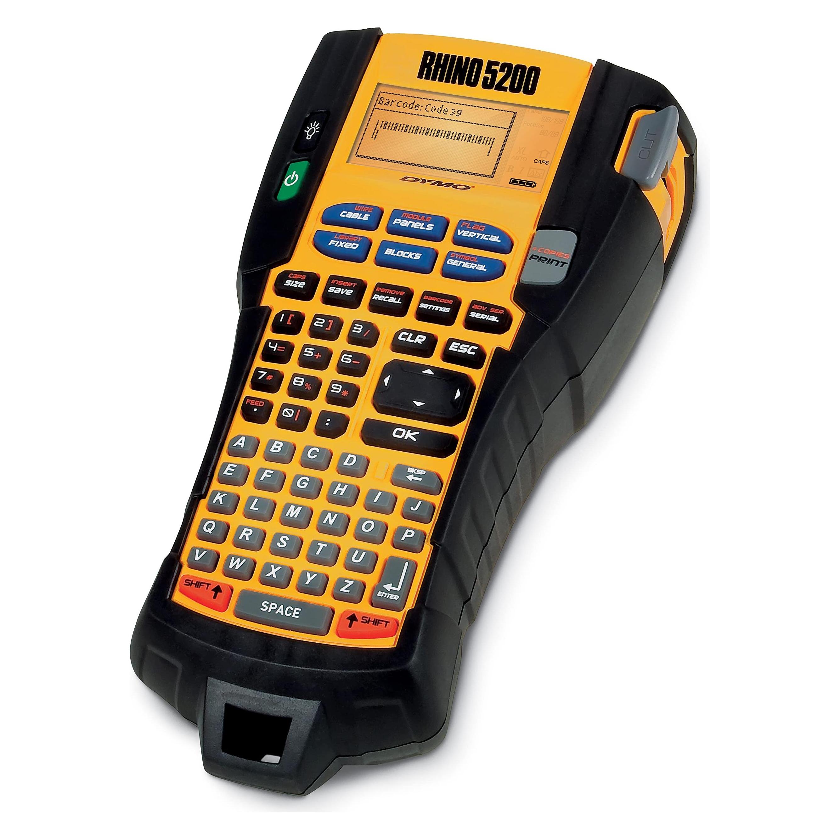 Dymo Etikettendrucker RHINO 5200 KitCase (UK) (180 dpi) (S0841390)