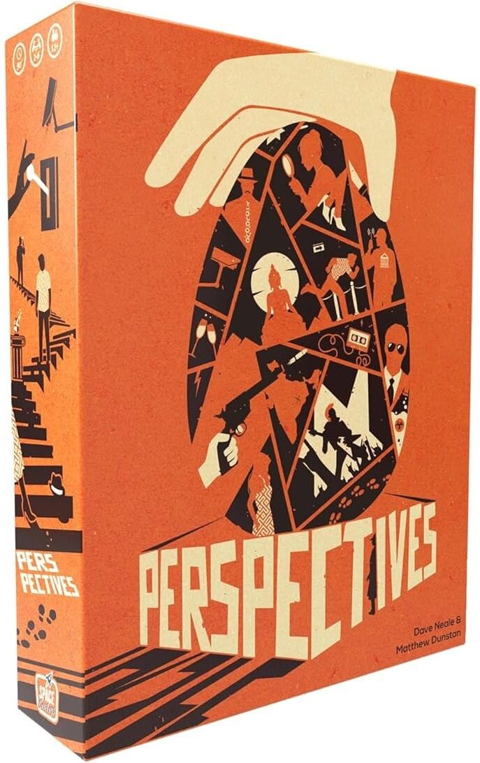 Perspectives Cooperative Investigation Game by Space Cowboys for 2-4 Players, Ages 10+