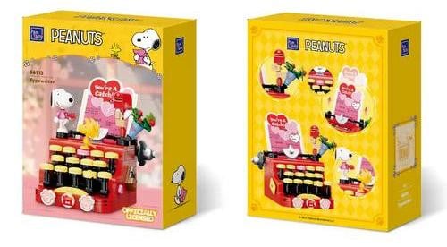 Pantasy Bouwdoos Snoopy Typewriter, 18 cm