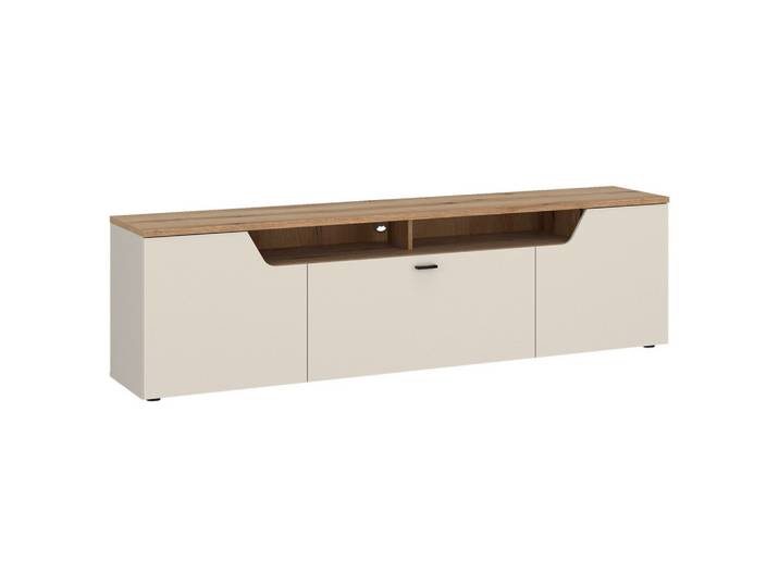 Tv-element CUT OUT Eichefarben, Kaschmir 195/56,5/45 cm