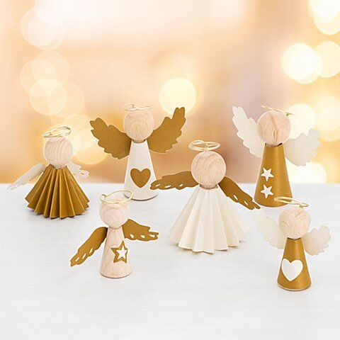buttinette Bastel-Set "Engel", creme