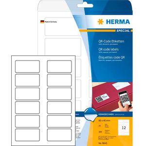 Herma Universaletiketten 9643 Special, weiß, 80 x 40mm, blickdicht, 300 Stück