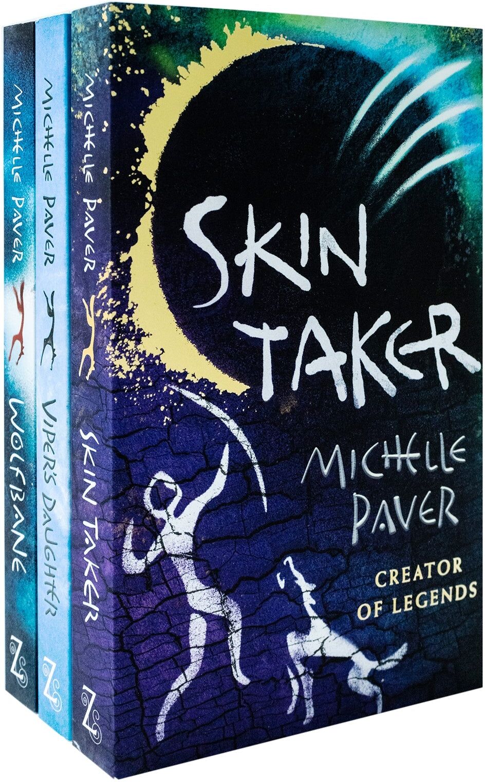 Bloomsbury Publishing Chronicles of Ancient Darkness Series 3 Books Collection Set by Michelle Paver (Viper's Daughter, Skin Taker & Wolfbane)