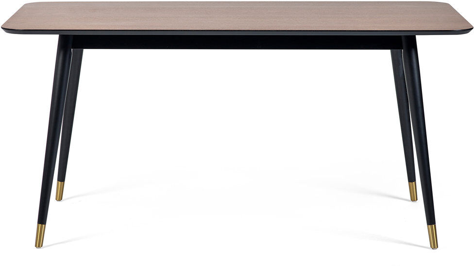 Rio Charo Beech Rectangular Wood Top Dining Table Brown