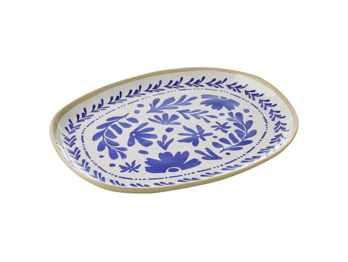 Plateau Floryn 27 x 33cm Blanc