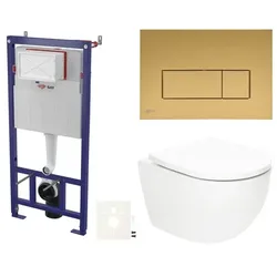 SAT Fusion Wand-WC Set für Vorwandmontage SIKOSSTORFUGM