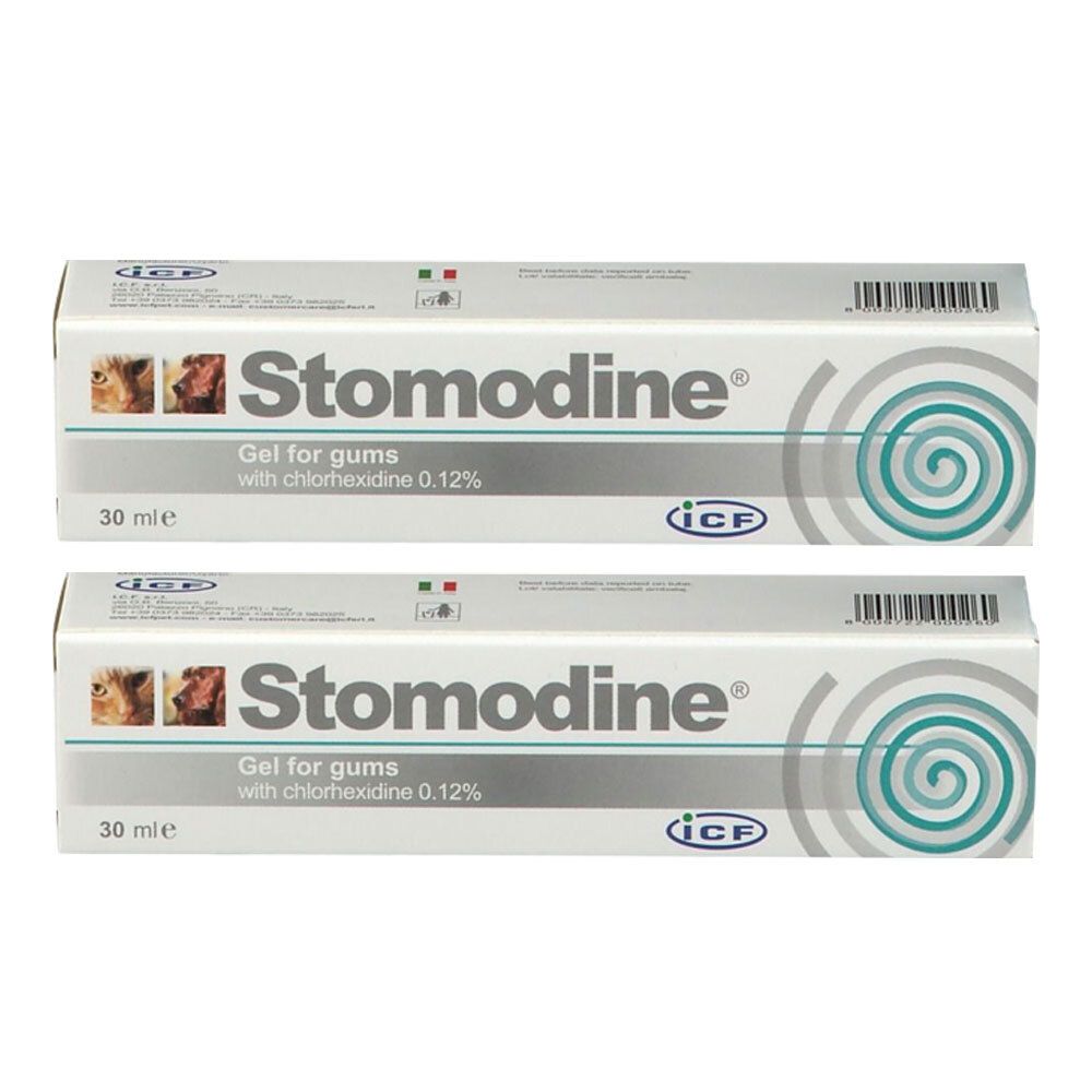 Stomodine Gel für Hunde und Katzen Doppelpack 2x30 g