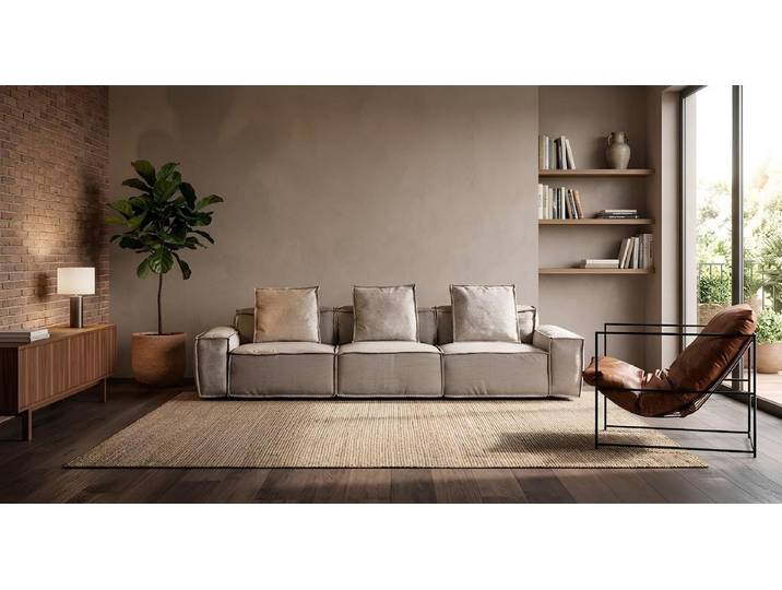 JVmoebel Polstergarnitur Wohnzimmer Set Sessel 3 Sitzer Sofa Gemütlich Einladend Stilvoll Gut, (2-tlg), Made in Europa