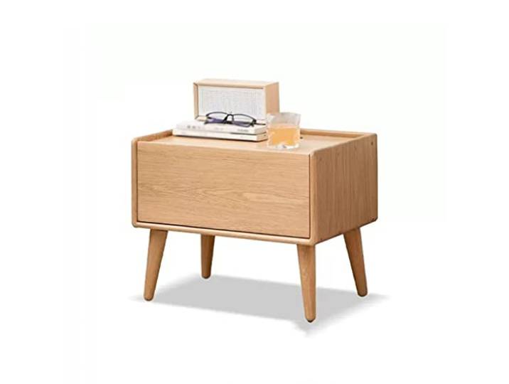 YCCHAH Bett mit Stauraum Indoor Single-Layer Nachttisch Nordic Schlafzimmer Kleiner quadratischer Tisch Aufbewahrungsschrank Wohnzimmer Sofa Beistelltisch Desktop(A)