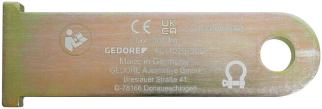 Gedore Plaque de fixation (3413055)