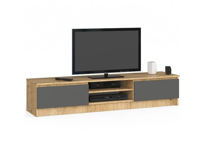 TV-Lowboard – Artisan Eiche / Graphit