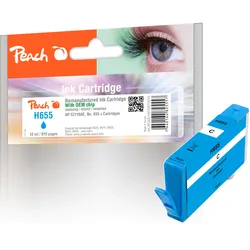 Peach Tintenpatrone cyan kompatibel zu HP No. 655 c, CZ110AE